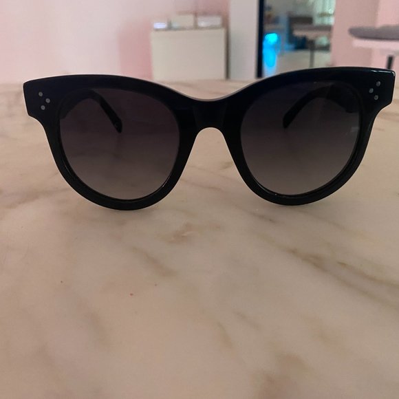 Celine Round Frame Acetate Sunglasses - Picture 7 of 12